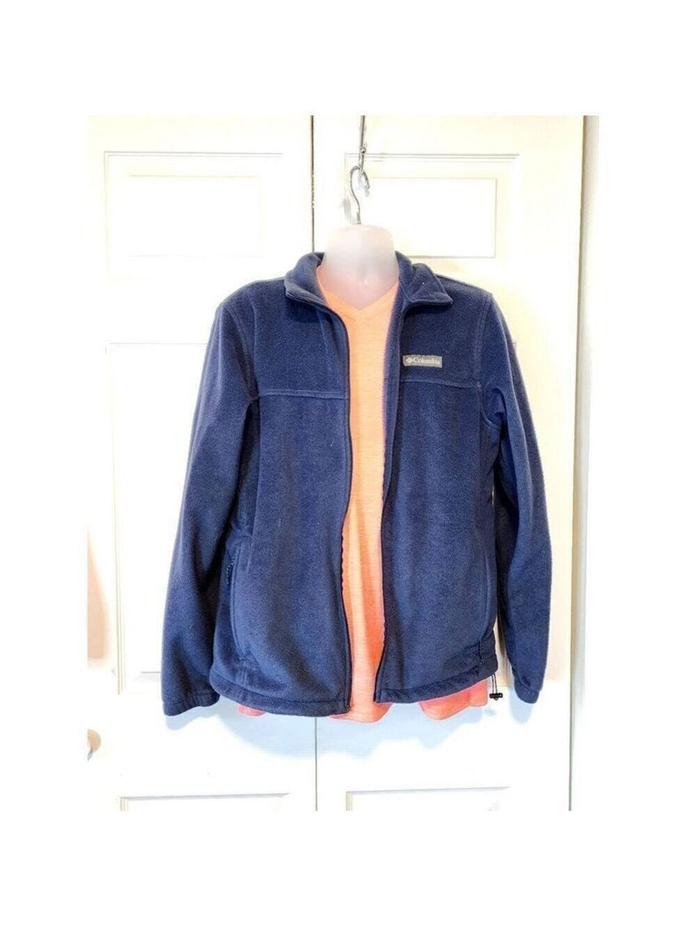 Navy Blue Columbia Defective Zipper